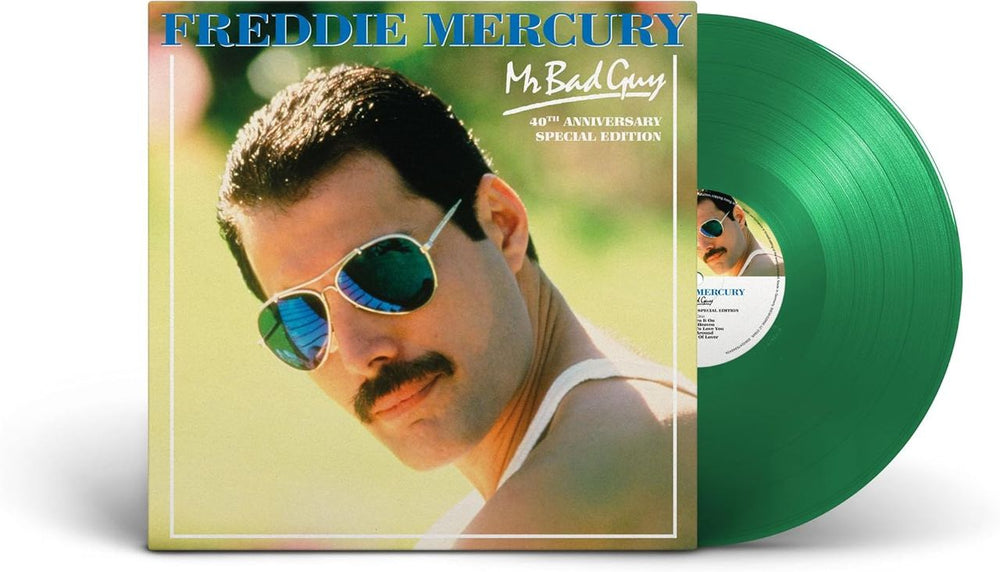 Freddie Mercury Mr Bad Guy - 40th Anniversary Edition - 180 Gram Green Vinyl - Sealed UK vinyl LP album (LP record) 7594643