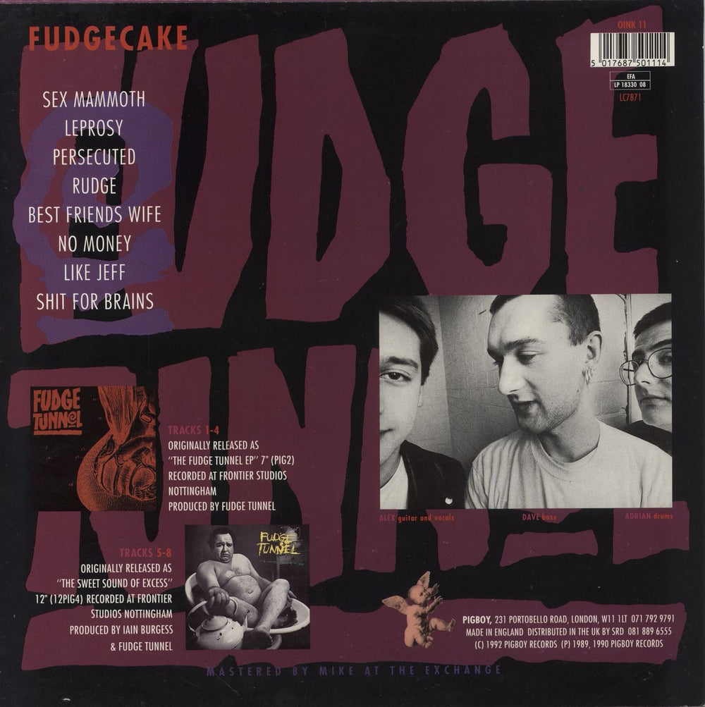 Fudge Tunnel Fudgecake UK vinyl LP album (LP record) 5017687501114