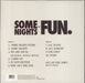 Fun. Some Nights - Silver Vinyl UK vinyl LP album (LP record) 075678645587