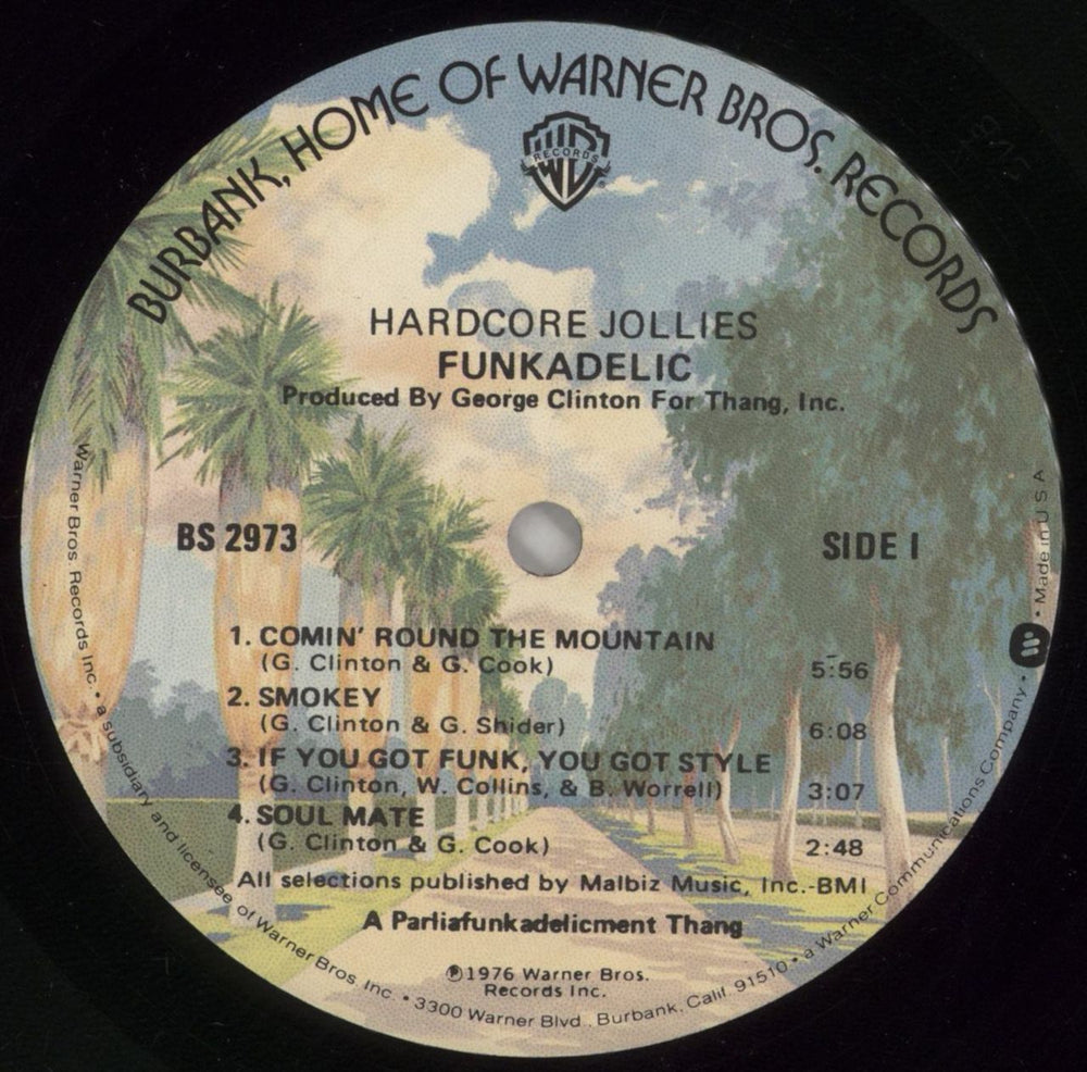 Funkadelic Hardcore Jollies US vinyl LP album (LP record) FNKLPHA578429