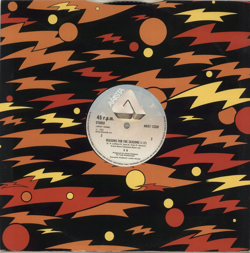 G.Q. Standing Ovation UK 12" vinyl single (12 inch record / Maxi-single)