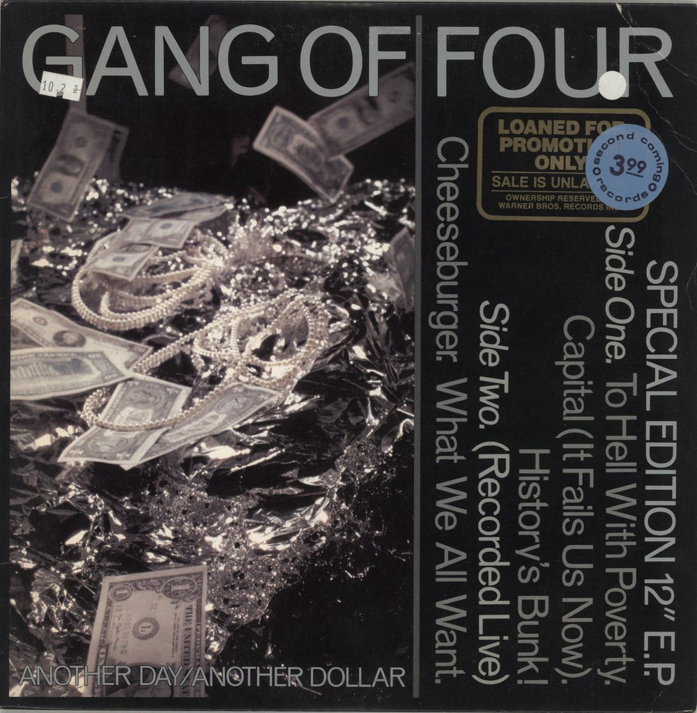 Gang Of Four Another Day / Another Dollar - Promo US Promo 12" vinyl single (12 inch record / Maxi-single) MINI3646