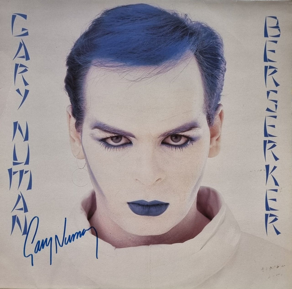 Gary Numan Berserker - Autographed German vinyl LP album (LP record) 6.26111