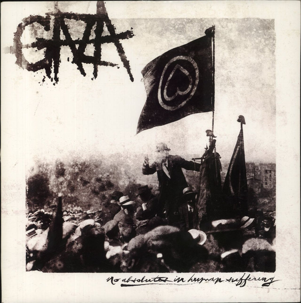Gaza No Absolutes In Human Suffering - Orange Vinyl US vinyl LP album (LP record) BMA 047