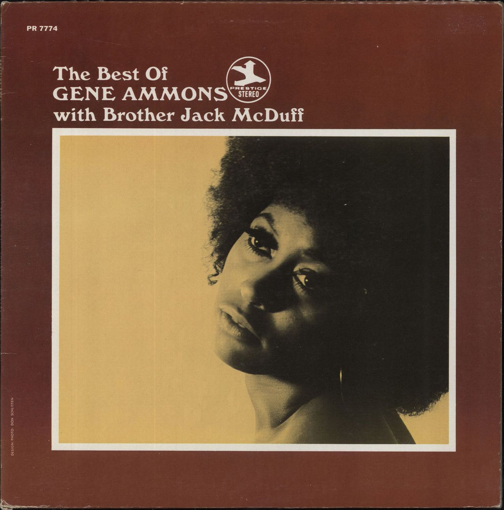 Gene Ammons The Best Of Gene Ammons With Brother Jack McDuff US vinyl LP album (LP record) PRT-7774