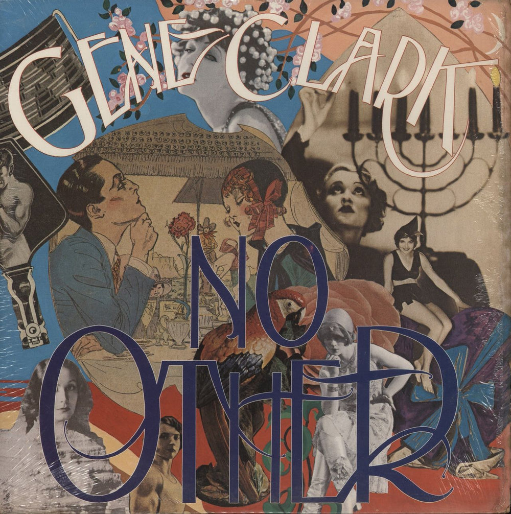 Gene Clark No Other + Poster - Shrink US vinyl LP album (LP record) 7E-1016