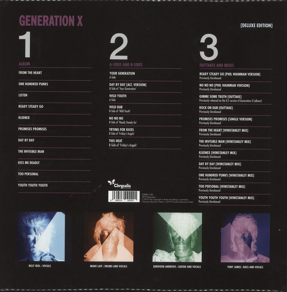 Generation X Generation X: Deluxe Edition UK Vinyl Box Set 5060516092291