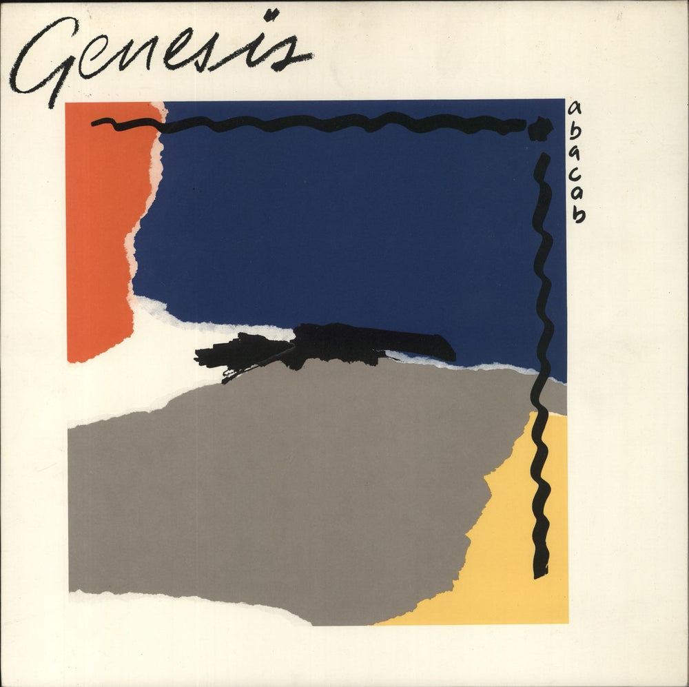 Genesis Abacab - R/B/G/Y Sleeve UK vinyl LP album (LP record) CBR102