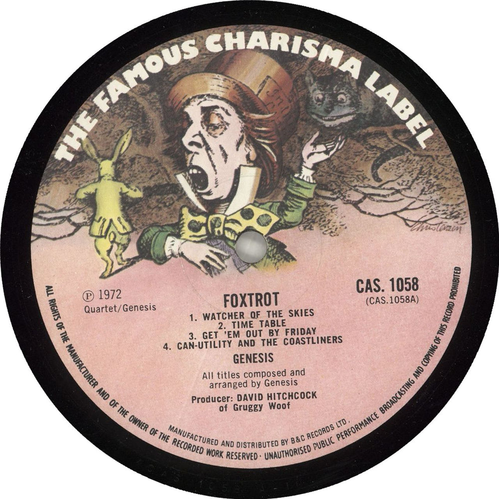 Genesis Foxtrot - 2nd UK vinyl LP album (LP record) GENLPFO100576