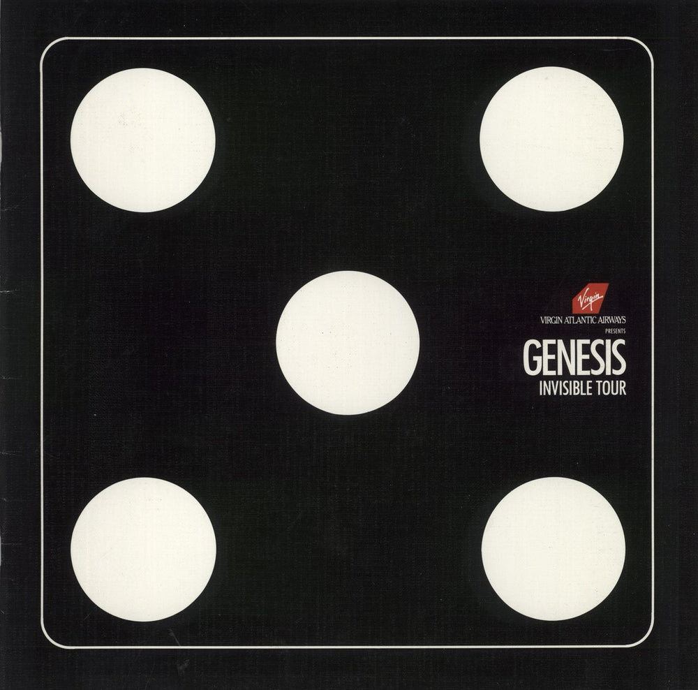 Genesis Invisible Tour UK tour programme TOUR PROGRAM