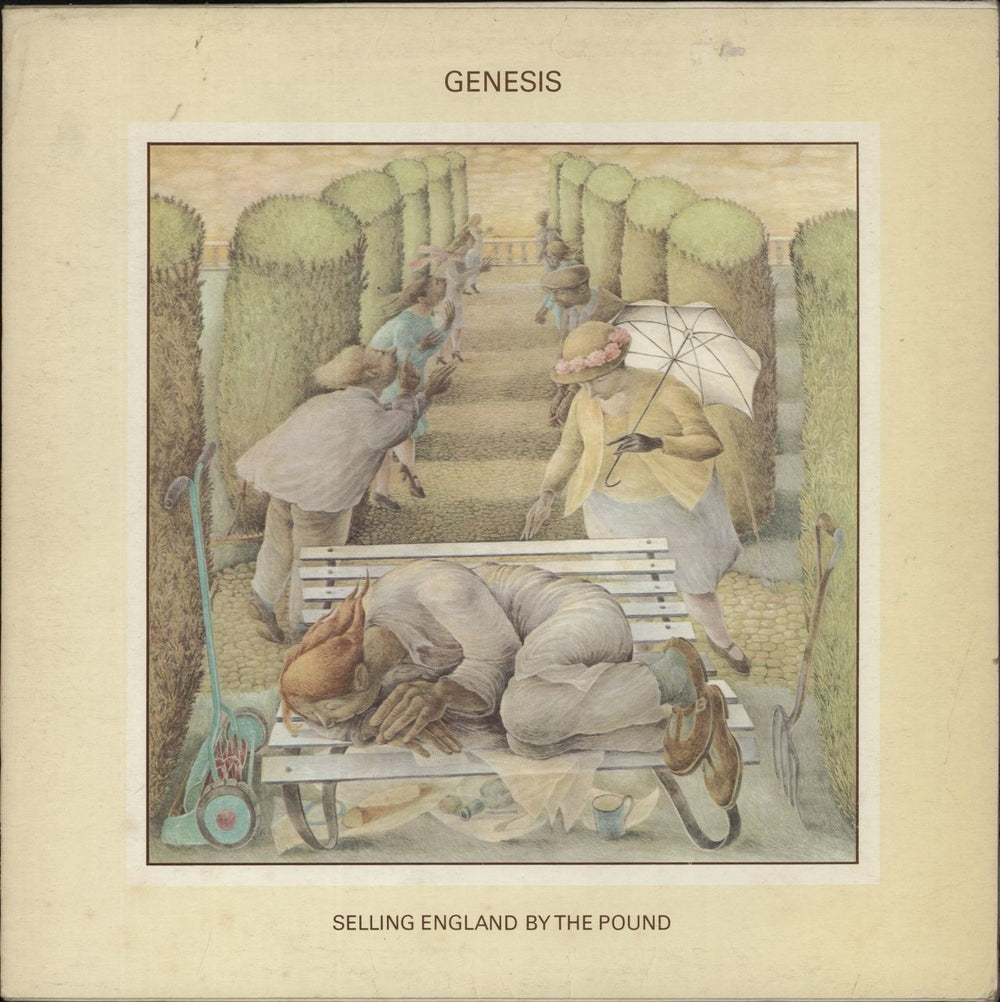 Genesis Selling England By The Pound - 1st + Insert - VG Sleeve UK vinyl LP album (LP record) CAS1074