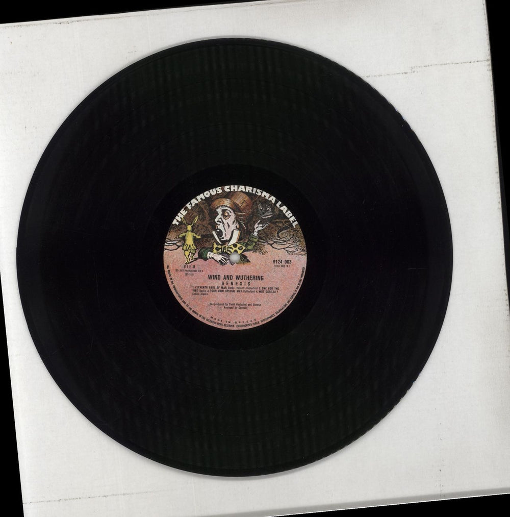 Genesis Wind & Wuthering Greek vinyl LP album (LP record) GENLPWI552827