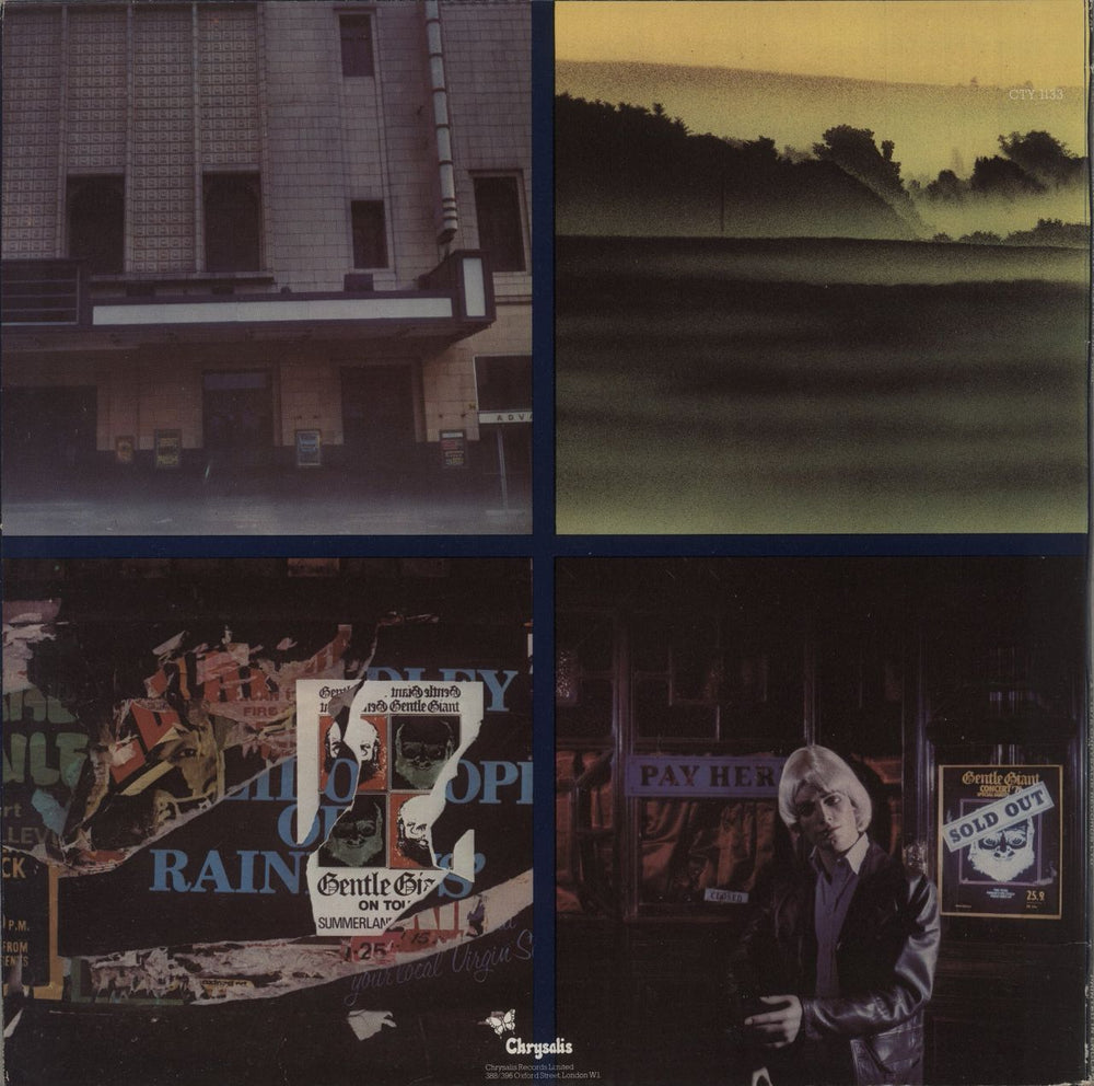 Gentle Giant Live - Playing The Fool - 1st - VG UK 2-LP vinyl record set (Double LP Album)