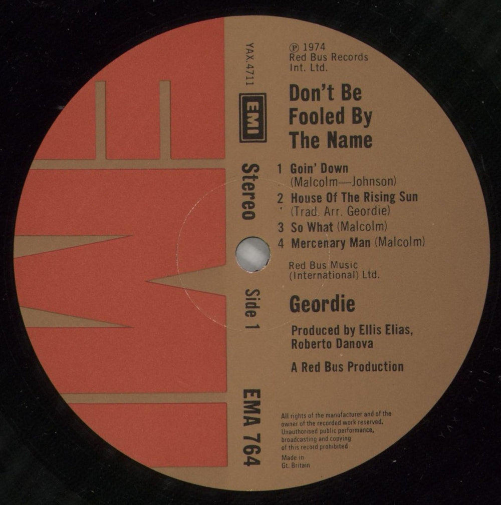 Geordie Don't Be Fooled By The Name UK vinyl LP album (LP record) GDILPDO161241