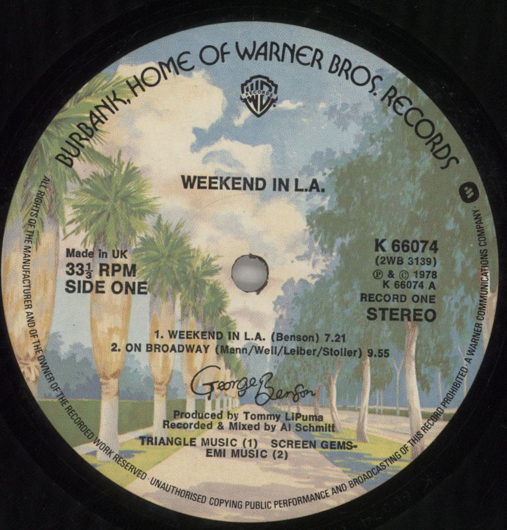 George Benson Weekend In L.A. UK 2-LP vinyl record set (Double LP Album) GBE2LWE387220