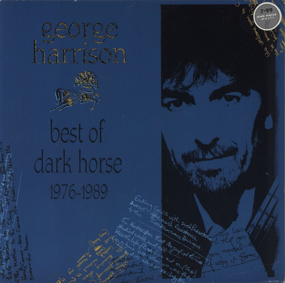 George Harrison Best Of Dark Horse 1976-1989 UK vinyl LP album (LP record) WX312