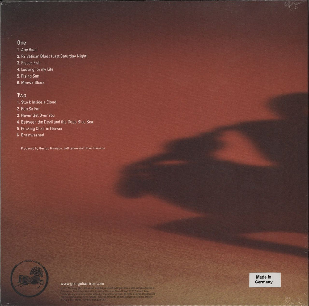 George Harrison Brainwashed - 180 Gram - Sealed UK vinyl LP album (LP record) 0602557151367