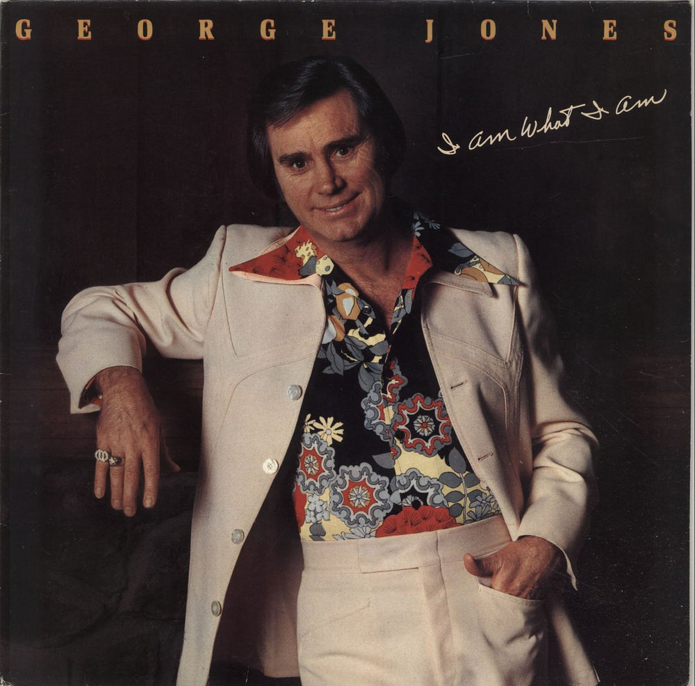 George Jones I Am What I Am UK vinyl LP album (LP record) EPC84627