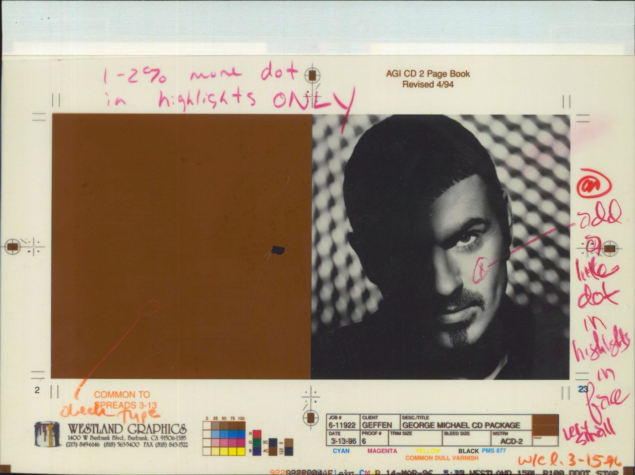 George Michael Older UK artwork