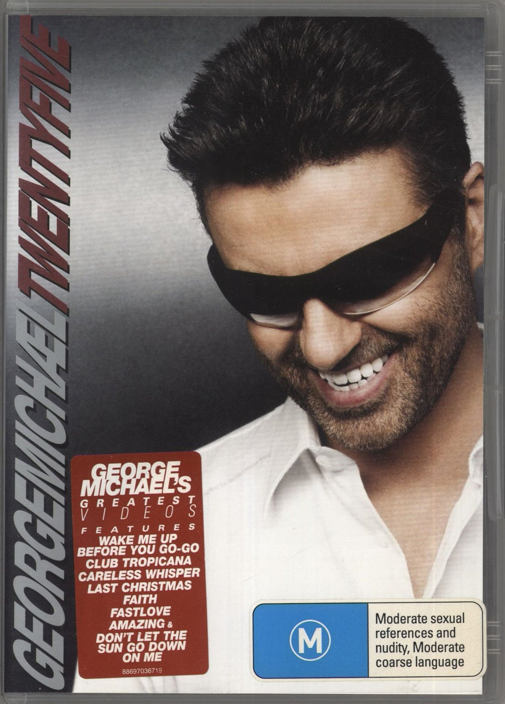 George Michael Twenty Five Australian DVD 88697036719