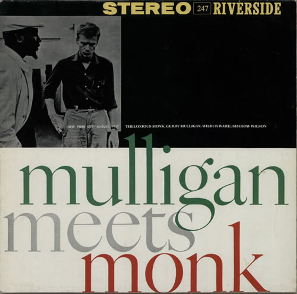 Gerry Mulligan Mulligan Meets Monk German vinyl LP album (LP record) RSLP247