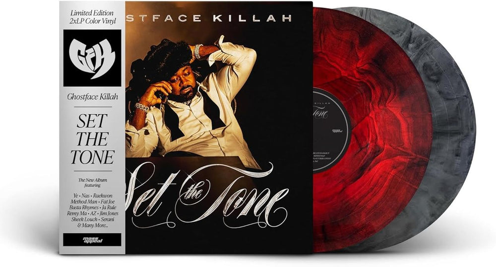 Ghostface Killah Set The Tone (Guns & Roses) - Red & Black Marble Vinyl - Sealed US 2-LP vinyl record set (Double LP Album) MSAP170LPCOL