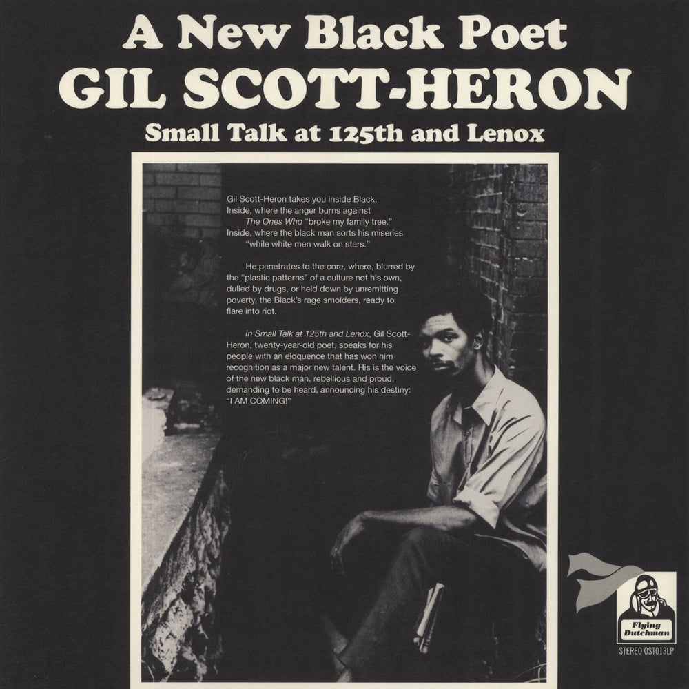 Gil Scott-Heron Small Talk At 125th And Lenox UK vinyl LP album (LP record) OST013LP