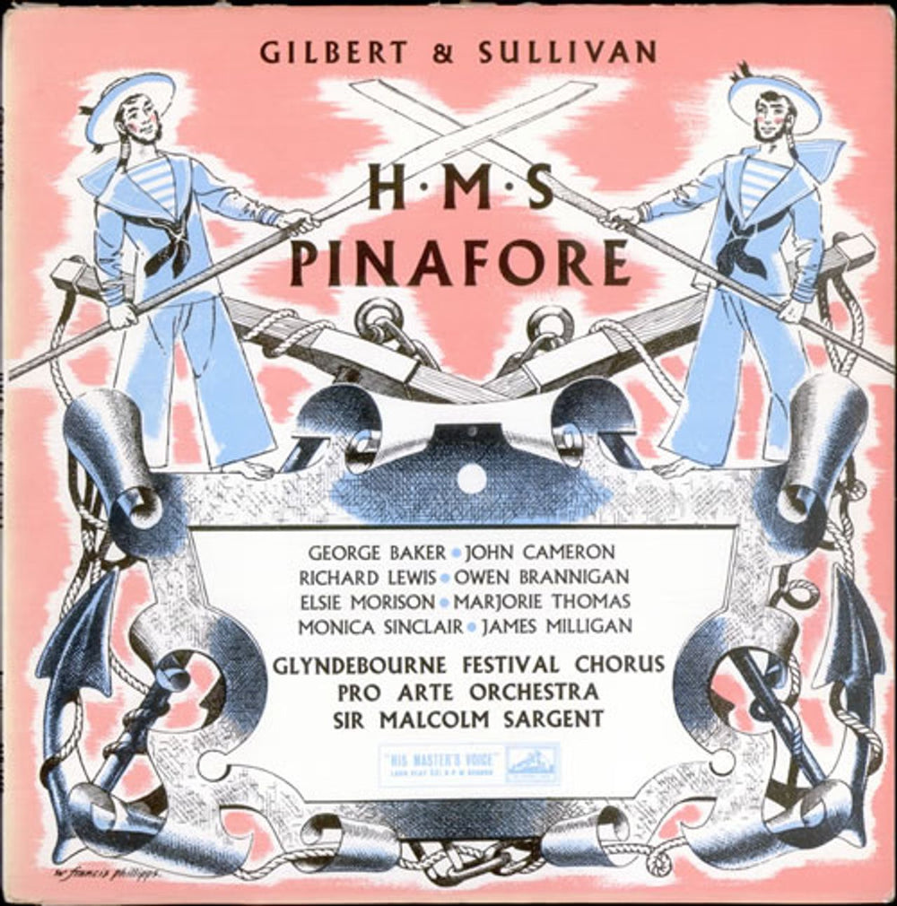 Gilbert & Sullivan HMS Pinafore UK 2-LP vinyl record set (Double LP Album) G+S2LHM527061