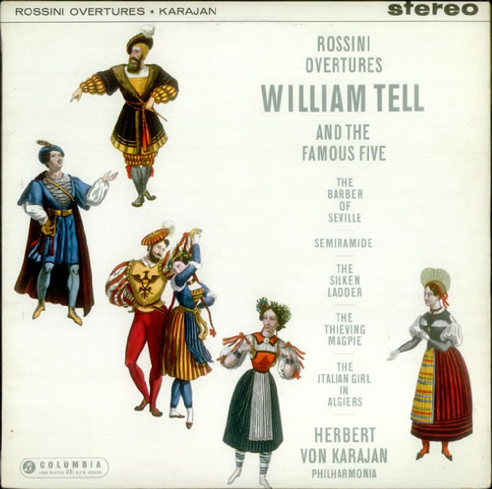 Gioacchino Rossini Rossini Overtures: William Tell And The Famous Five - 2nd UK vinyl LP album (LP record) SAX2378