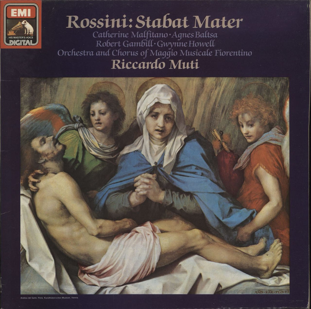 Gioacchino Rossini Stabat Mater UK vinyl LP album (LP record) ASD4256