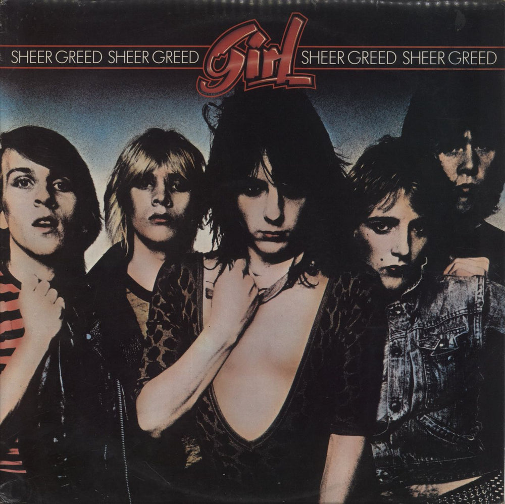 Girl Sheer Greed UK vinyl LP album (LP record) JETLP224