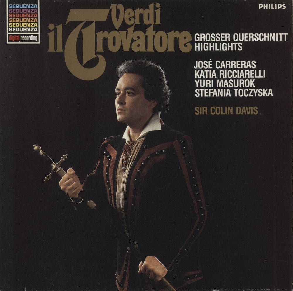 Giuseppe Verdi Verdi: Il Trovatore (Highlights) Dutch vinyl LP album (LP record) 412019-1