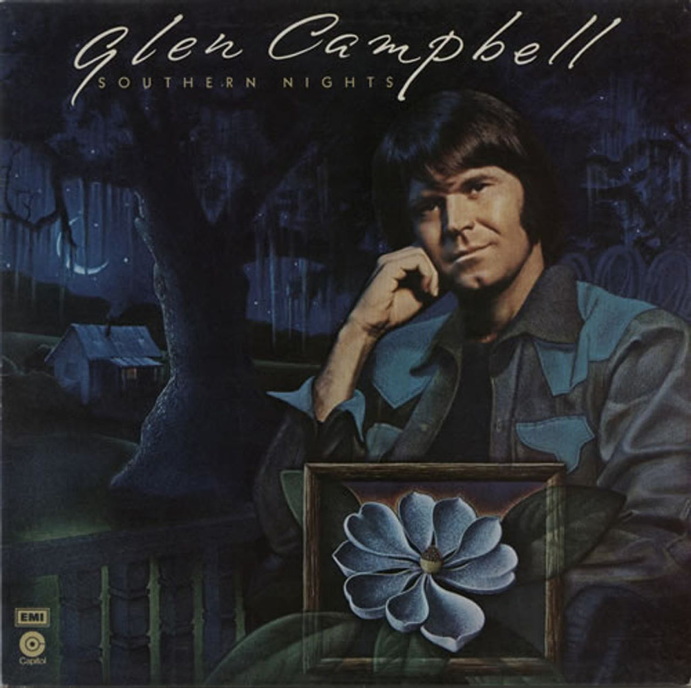 Glen Campbell Southern Nights UK vinyl LP album (LP record) E-ST11601