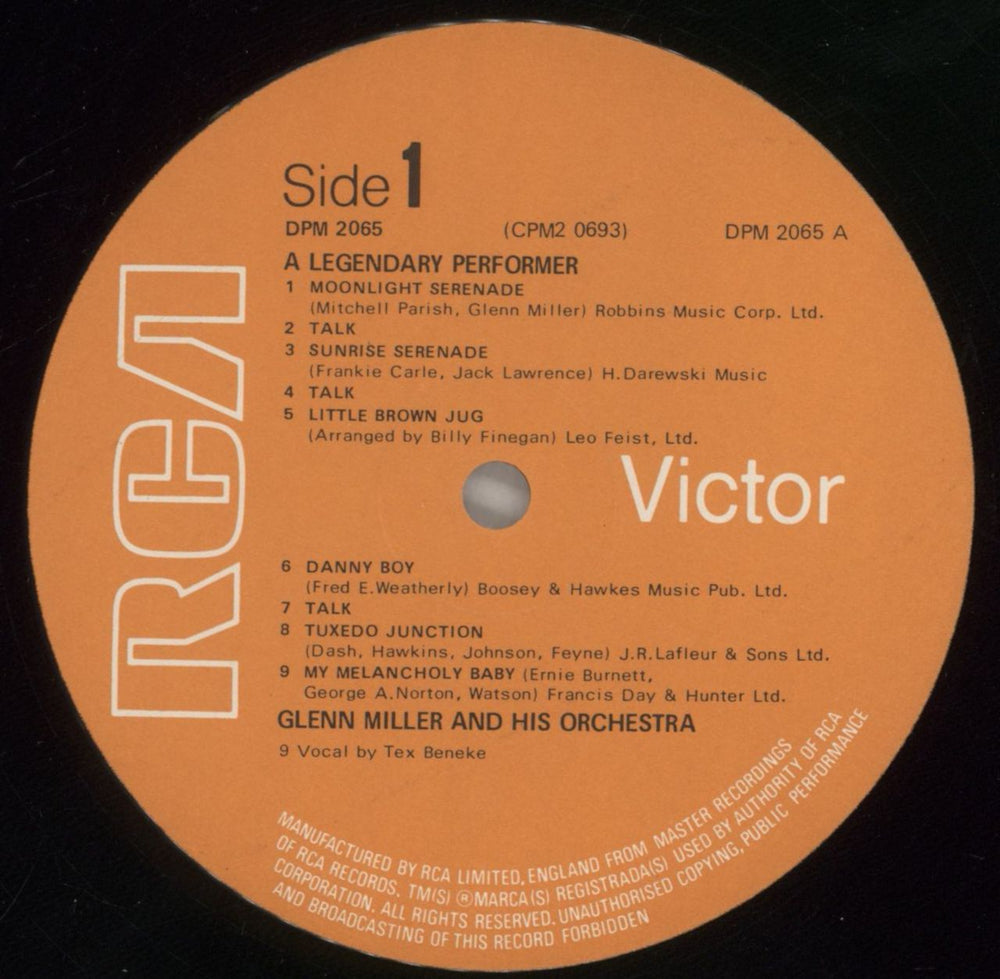 Glenn Miller A Legendary Performer UK 2-LP vinyl record set (Double LP Album) GME2LAL316753