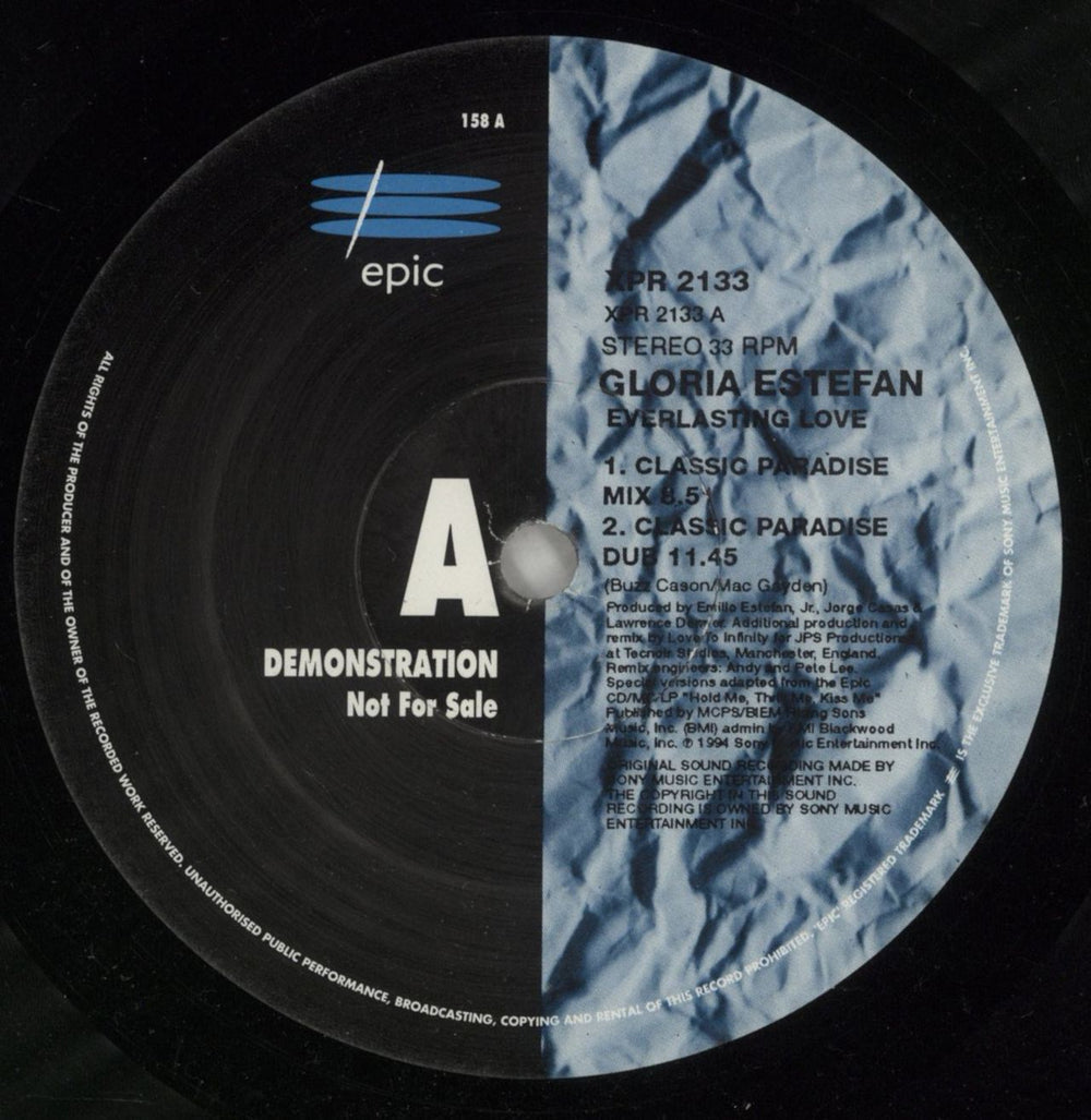 Gloria Estefan Everlasting Love - Double Pack UK Promo 12" vinyl single (12 inch record / Maxi-single) EST12EV41828