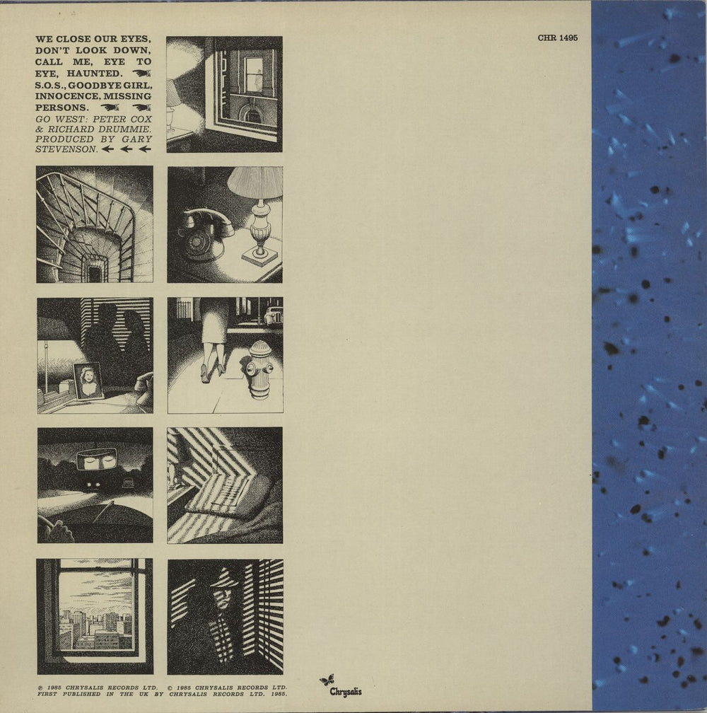 Go West Go West UK vinyl LP album (LP record)