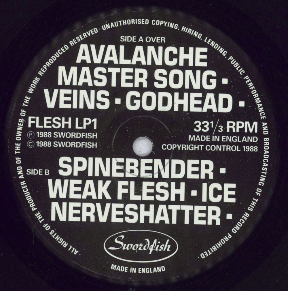 Godflesh Godflesh - EX UK vinyl LP album (LP record) GA5LPGO833730