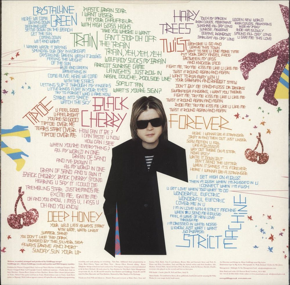 Goldfrapp Black Cherry UK vinyl LP album (LP record) 2003