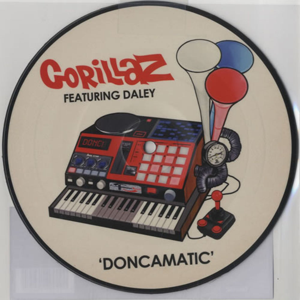 Gorillaz Doncamatic UK 7" vinyl picture disc (7 inch picture disc single) R6827