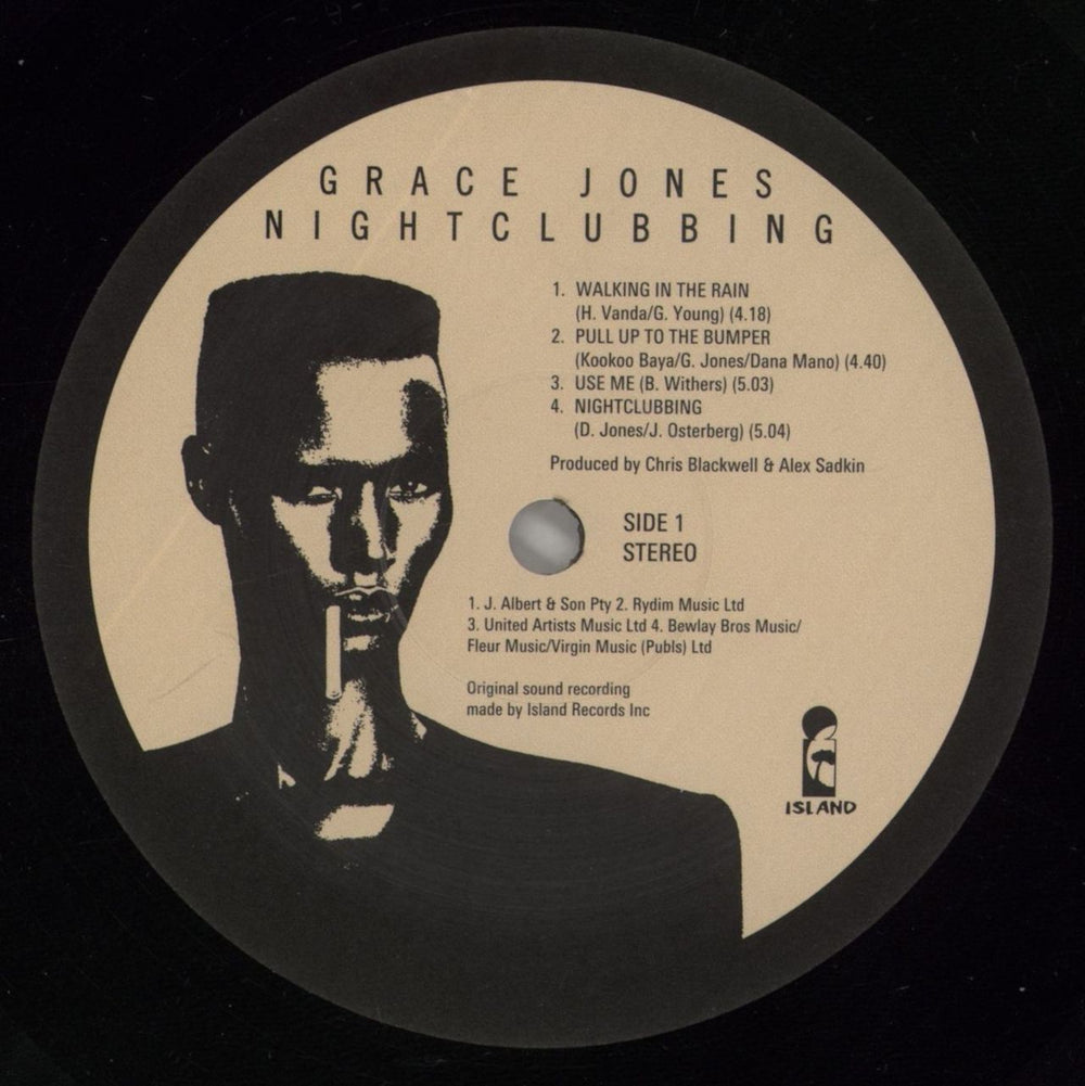 Grace Jones Nightclubbing - Back To Black UK vinyl LP album (LP record) GJOLPNI860969