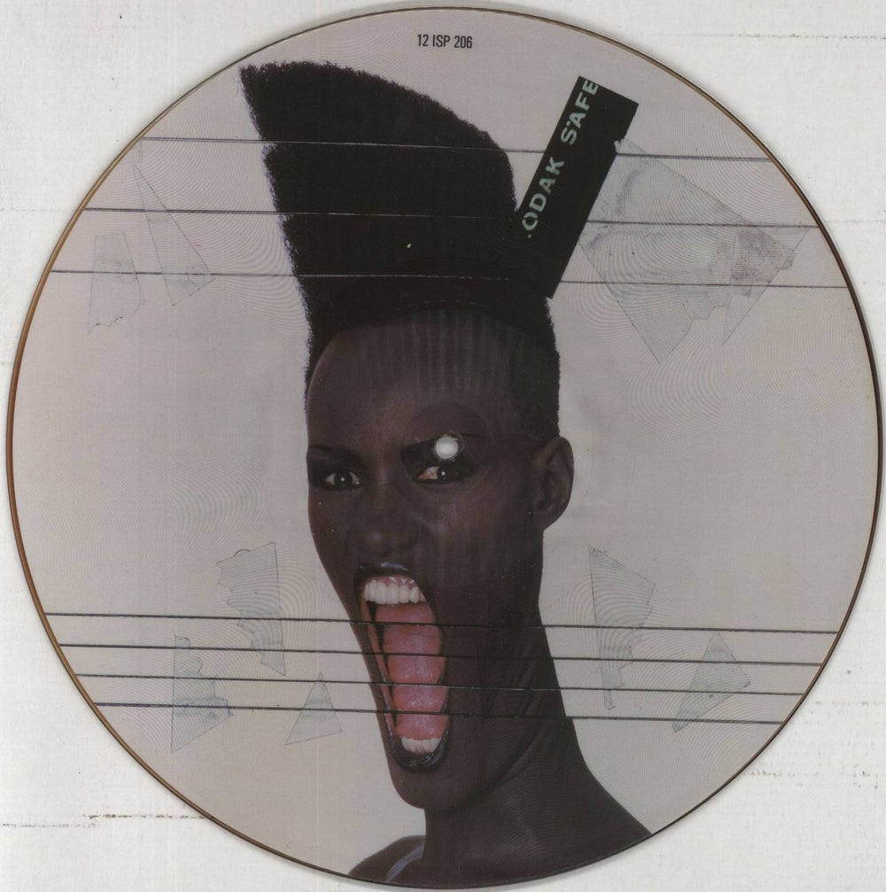 Grace Jones Slave To The Rhythm (Blooded) UK 12" vinyl picture disc (12 inch picture record) 12ISP206