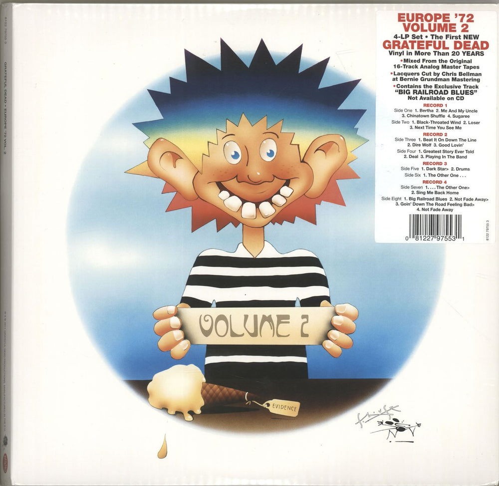 Grateful Dead Europe '72 Vol. 2 - 180gm - Sealed UK 4-LP vinyl album record set 8122797553