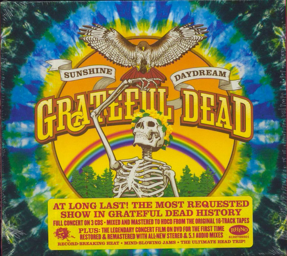 Grateful Dead Sunshine Daydream (Veneta, Oregon, August 27, 1972) - Sealed UK 3-disc CD/DVD Set 8122796501