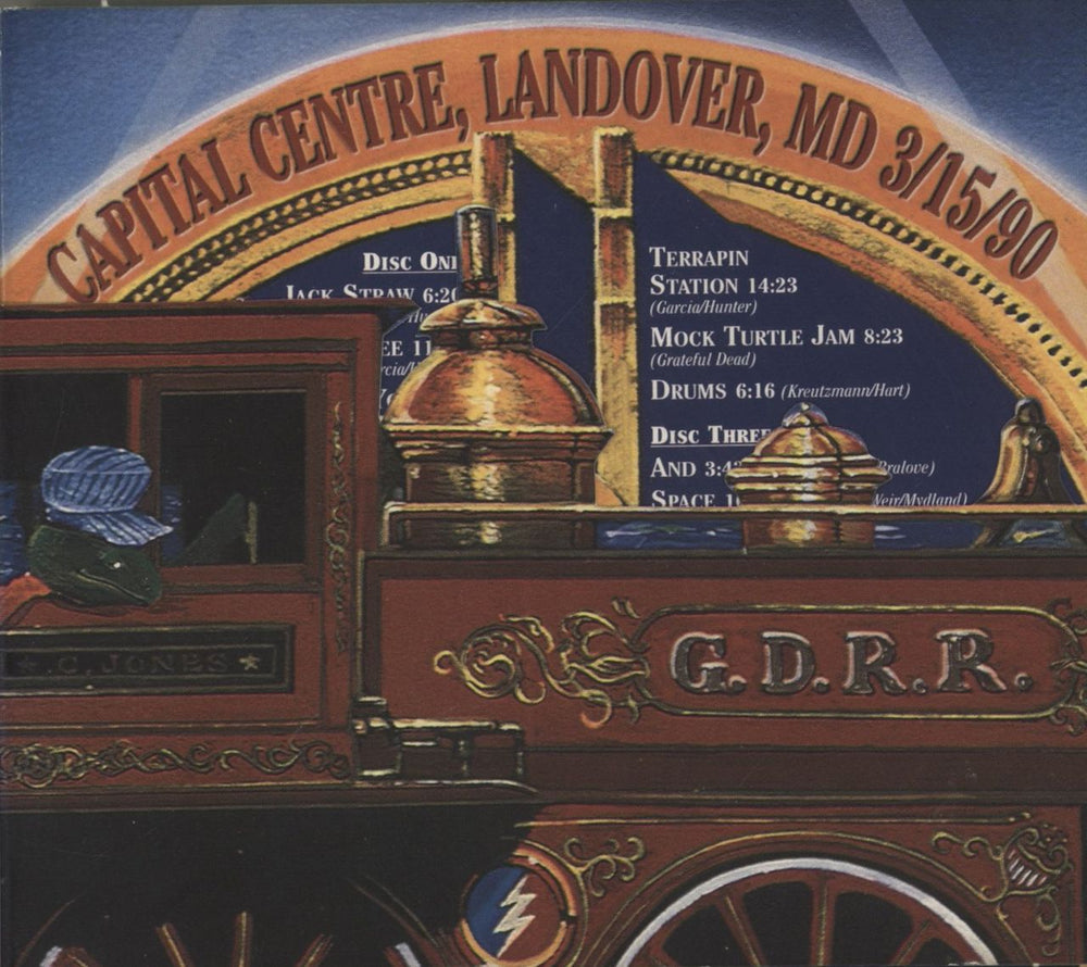Grateful Dead Terrapin Station: Capital Centre, Landover, MD 3/15/90 US 3-CD album set (Triple CD) GDCD4055