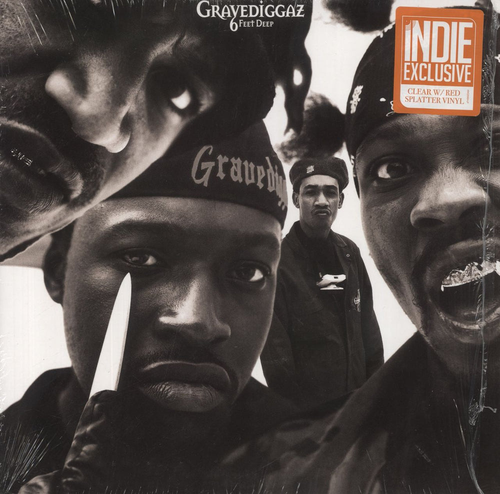 Gravediggaz 6 Feet Deep - Clear With Red Swirl Vinyl - RSD US 2-LP vinyl record set (Double LP Album) HHC2050-LP