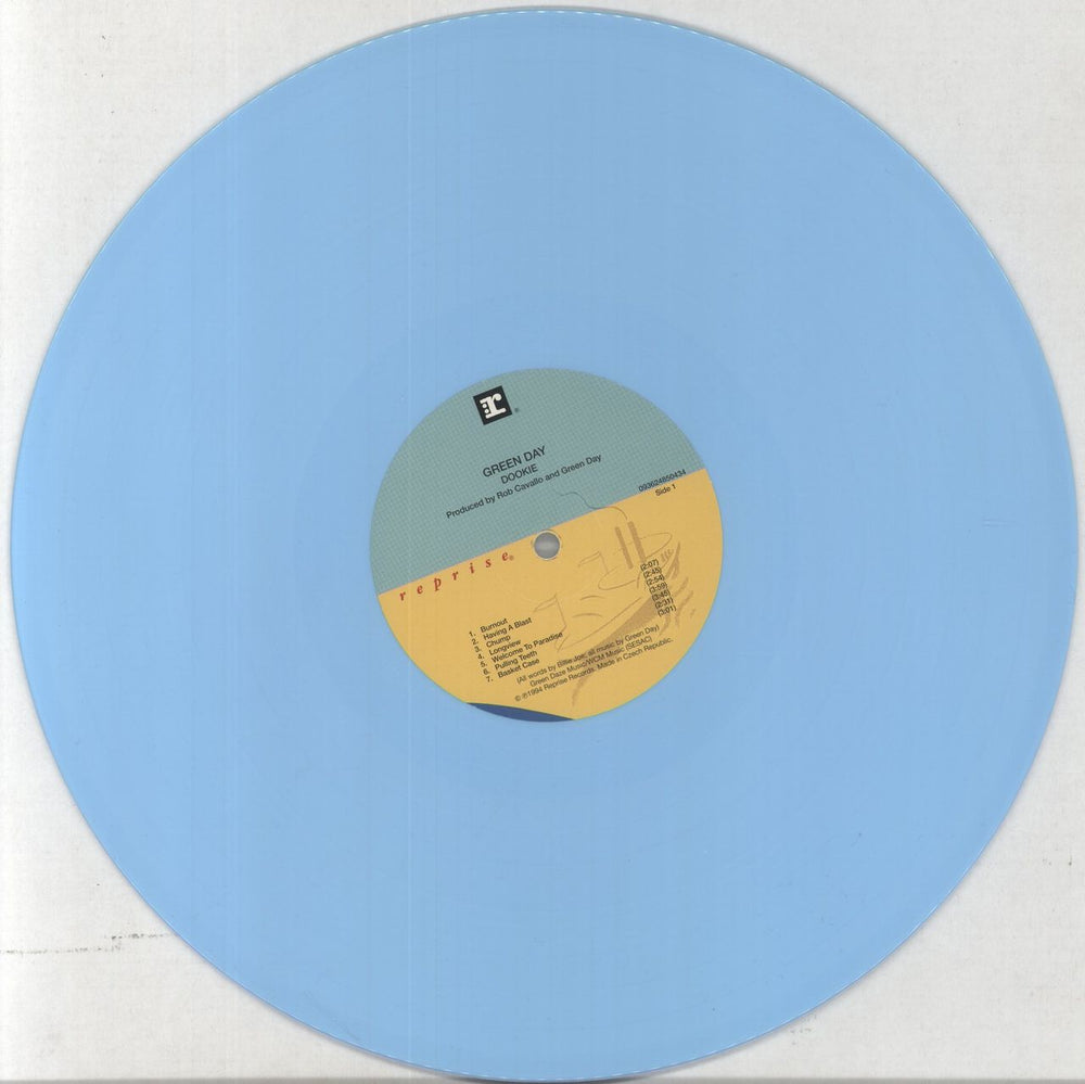 Green Day Dookie - Baby Blue Coloured Vinyl - Shrink UK vinyl LP album (LP record) GRNLPDO858421