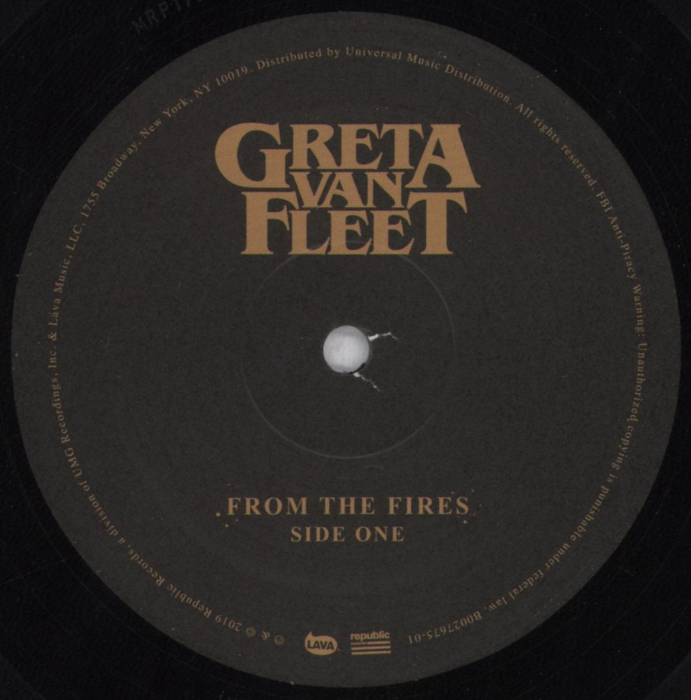 Greta Van Fleet From The Fires - RSD19 US vinyl LP album (LP record) Q3LLPFR837021