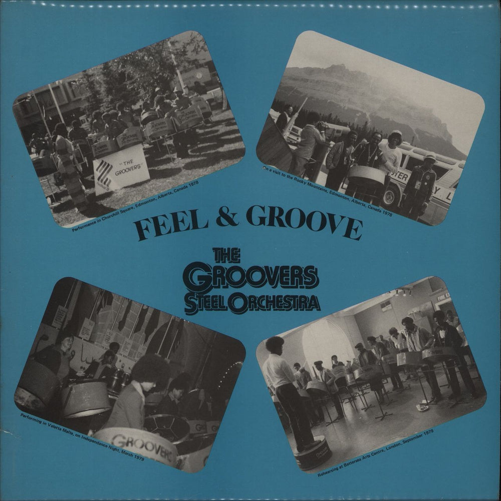 Groovers Steel Orchestra Feel & Groove UK vinyl LP album (LP record) SM214
