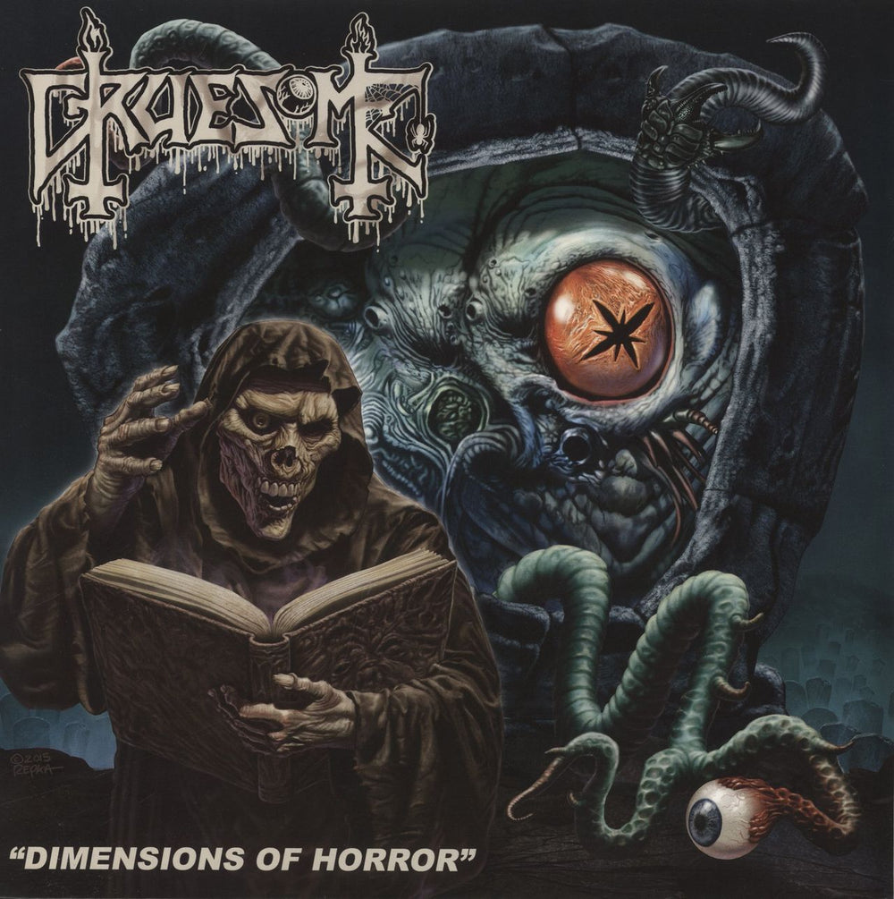 Gruesome Dimensions Of Horror - Green Vinyl US 12" vinyl single (12 inch record / Maxi-single) RR7339