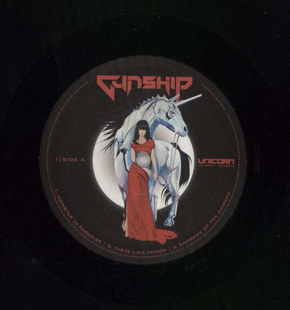 Gunship Unicorn - 180gm UK 2-LP vinyl record set (Double LP Album) 4V62LUN863821